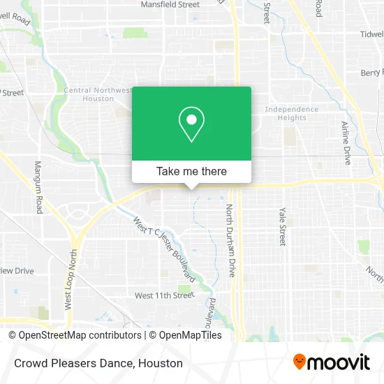 Crowd Pleasers Dance map