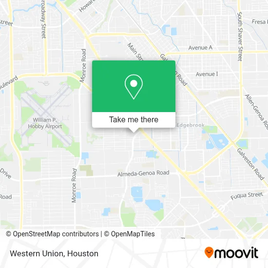 Western Union map