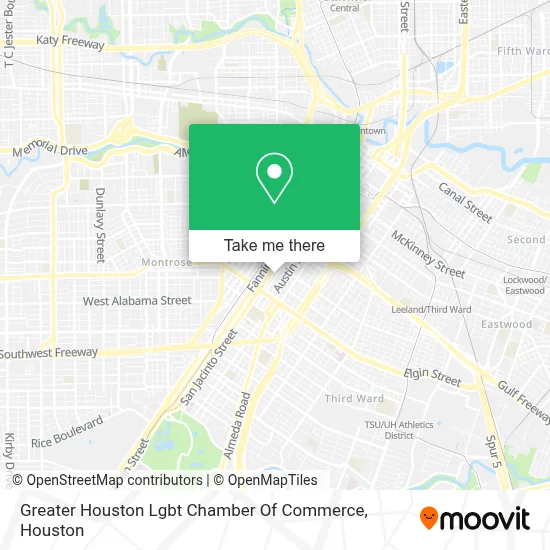 Greater Houston Lgbt Chamber Of Commerce map