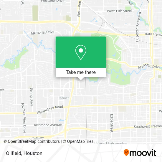 Oilfield map