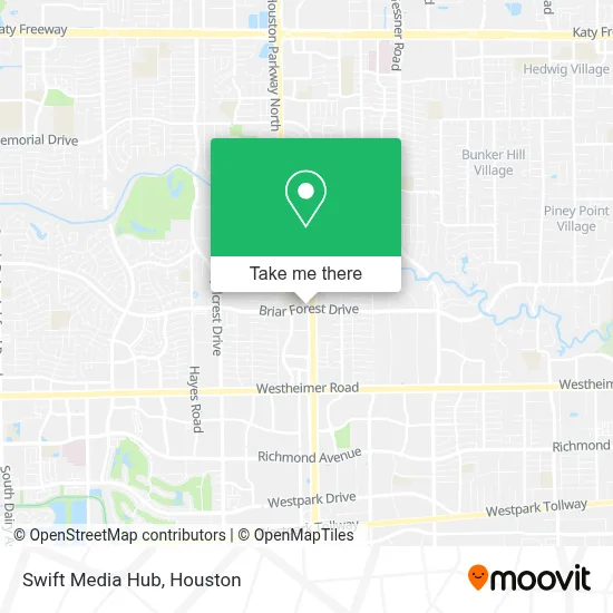 Swift Media Hub map