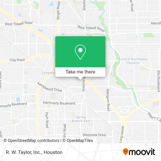 R. W. Taylor, Inc. map