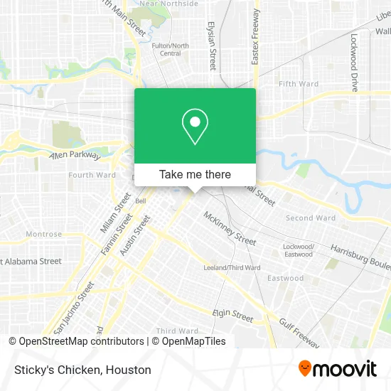Sticky's Chicken map