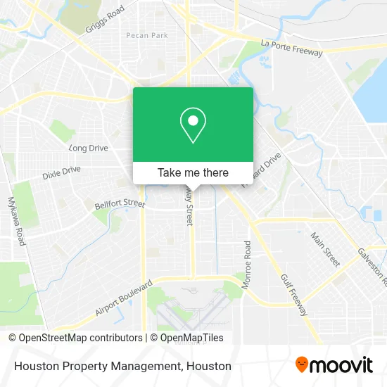 Houston Property Management map