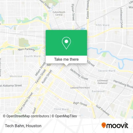 Tech Bahn map