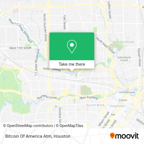 Bitcoin Of America Atm map