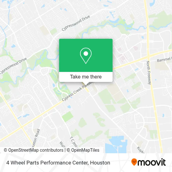 4 Wheel Parts Performance Center map