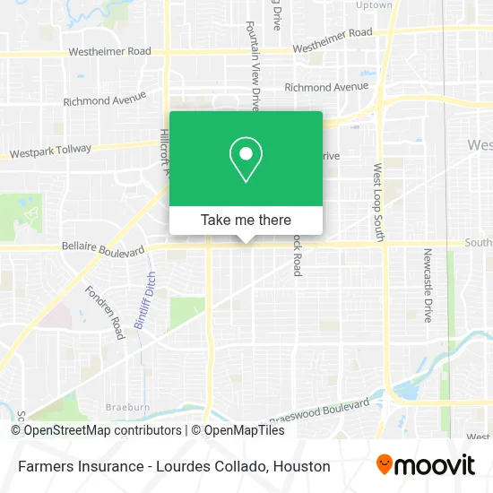 Farmers Insurance - Lourdes Collado map