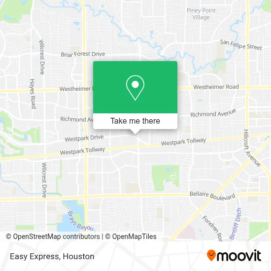 Easy Express map