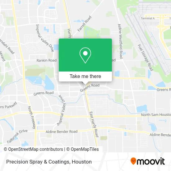 Precision Spray & Coatings map