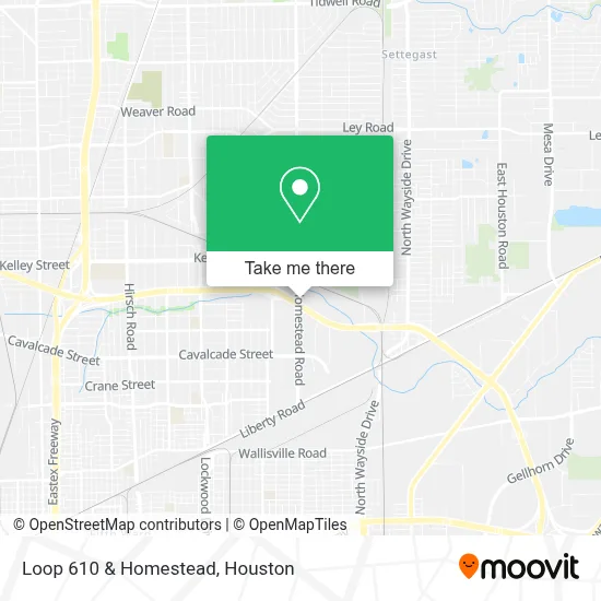 Loop 610 & Homestead map