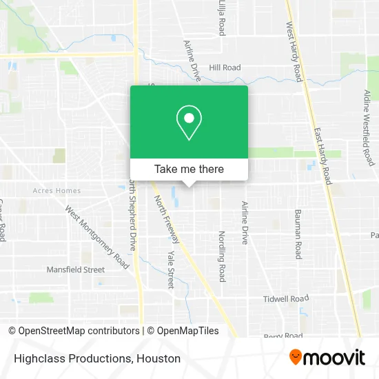 Highclass Productions map