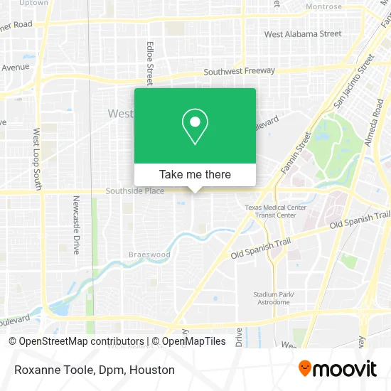 Roxanne Toole, Dpm map