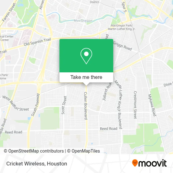 Cricket Wireless map