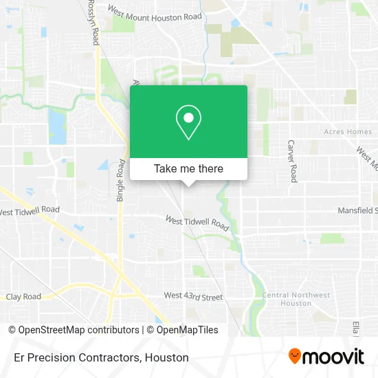 Er Precision Contractors map