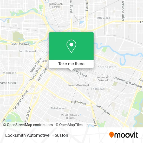 Locksmith Automotive map