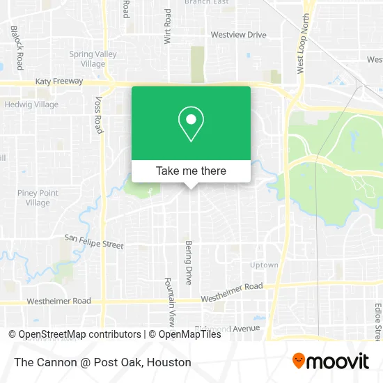The Cannon @ Post Oak map