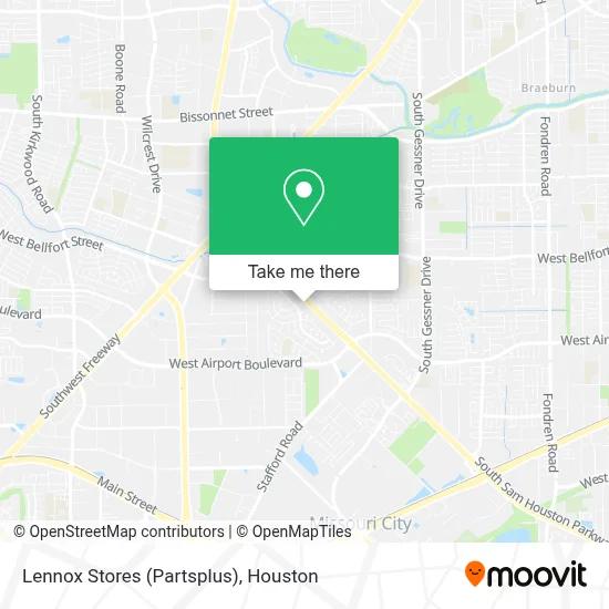 Lennox Stores (Partsplus) map