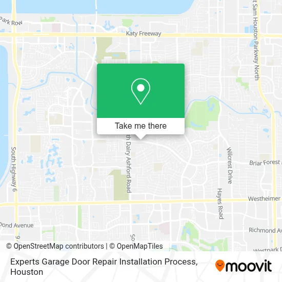 Experts Garage Door Repair Installation Process map