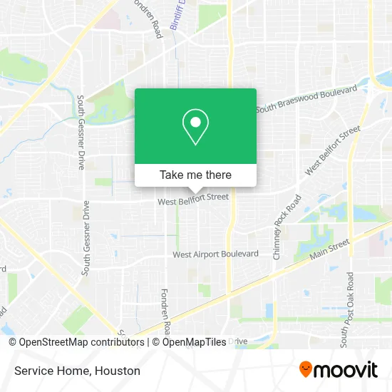 Service Home map
