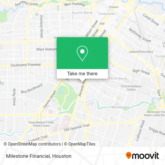 Milestone Financial map