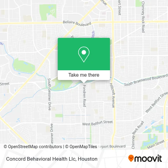 Concord Behavioral Health Llc map