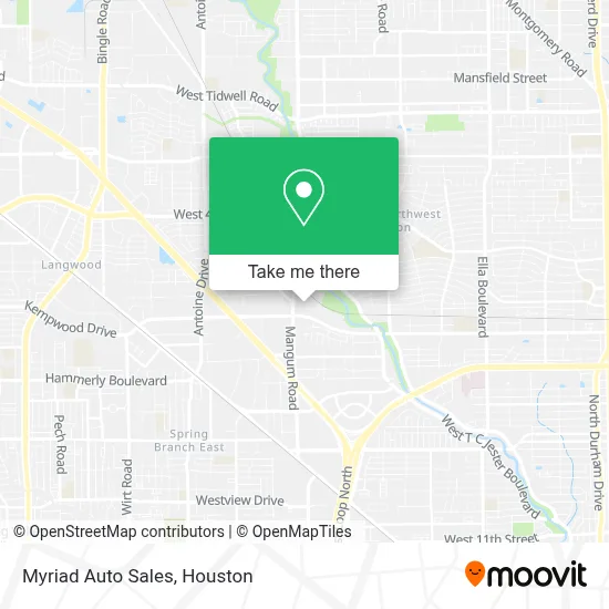 Myriad Auto Sales map