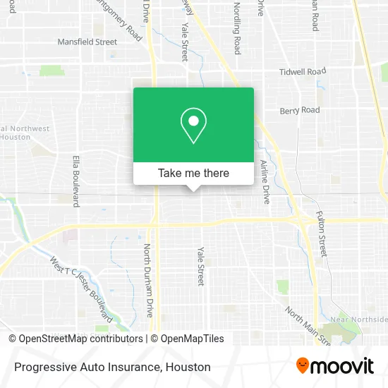Mapa de Progressive Auto Insurance