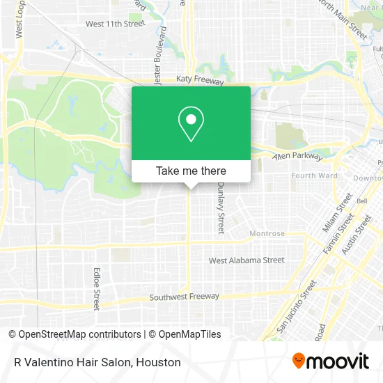 R Valentino Hair Salon map