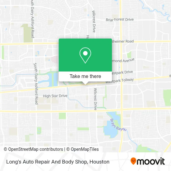 Long's Auto Repair And Body Shop map