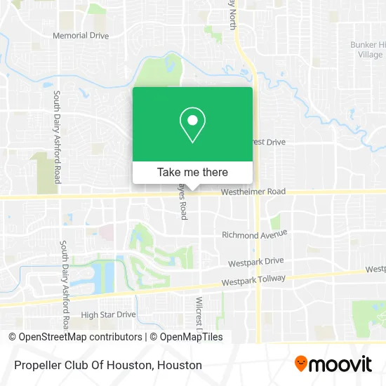 Propeller Club Of Houston map