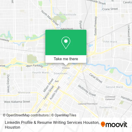 Linkedin Profile & Resume Writing Services Houston map