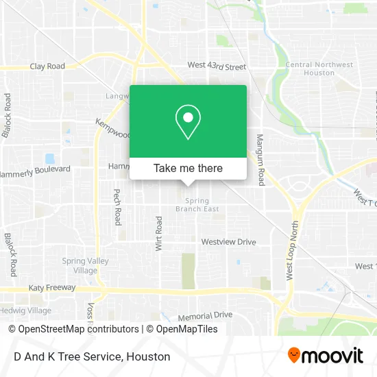 D And K Tree Service map