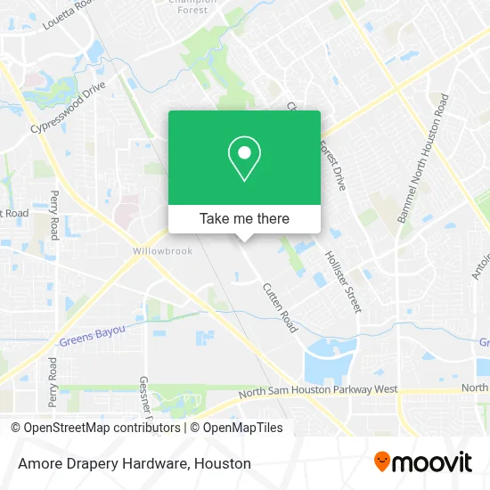 Amore Drapery Hardware map