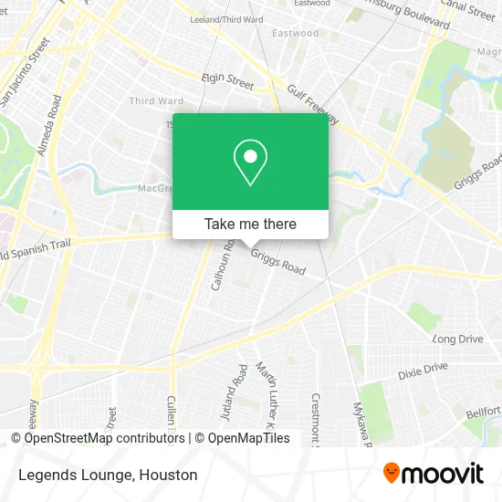 Legends Lounge map