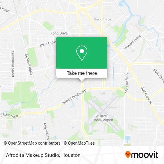 Afrodita Makeup Studio map
