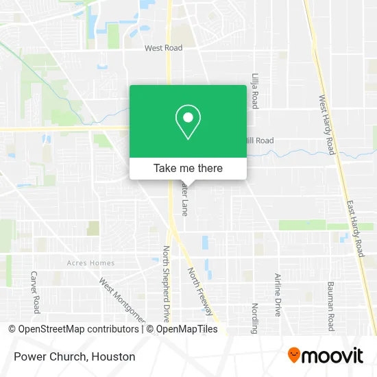 Power Church map