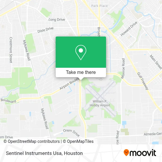 Sentinel Instruments Usa map