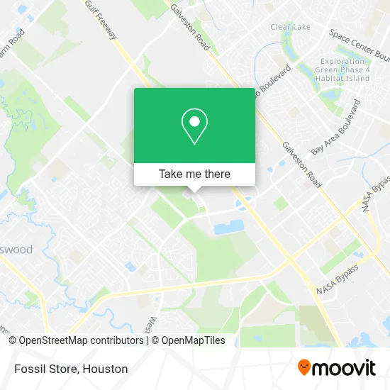 Fossil Store map