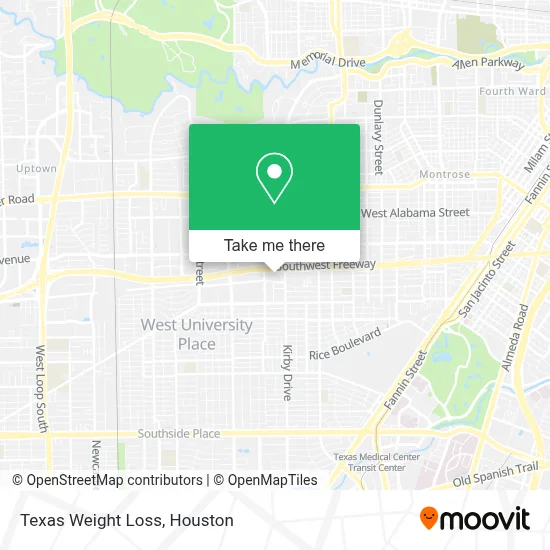 Texas Weight Loss map