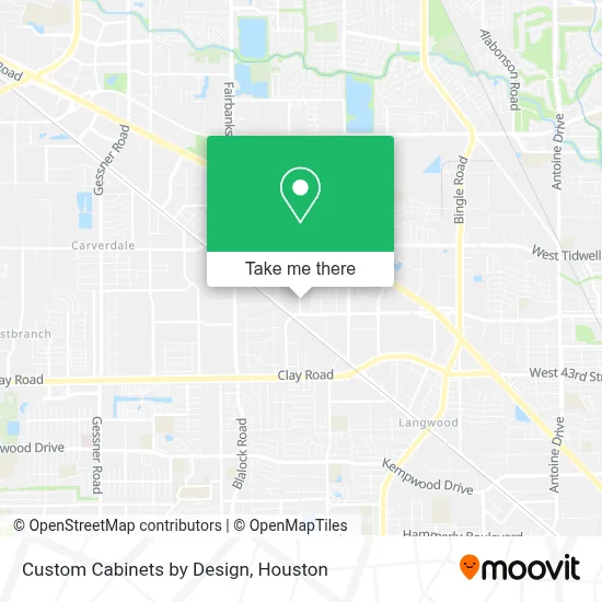 Custom Cabinets by Design map