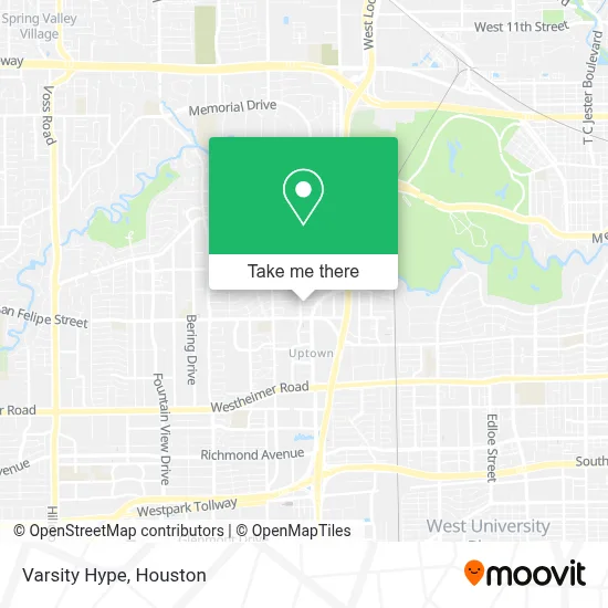 Varsity Hype map
