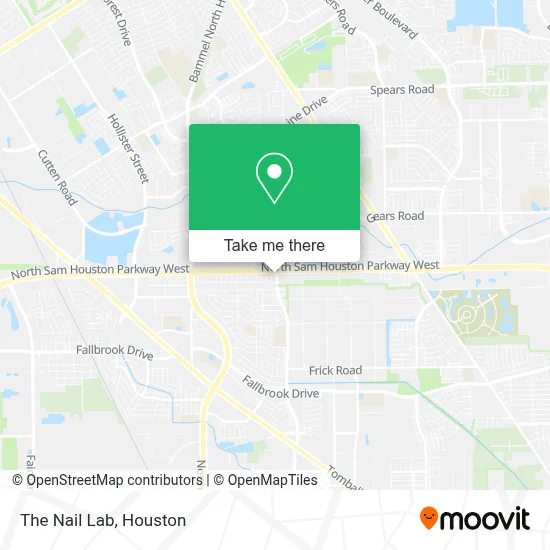 The Nail Lab map