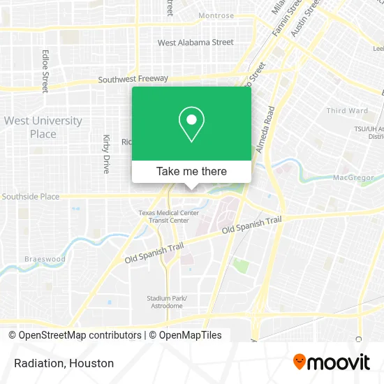 Radiation map