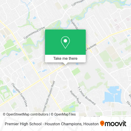 Premier High School - Houston Champions map