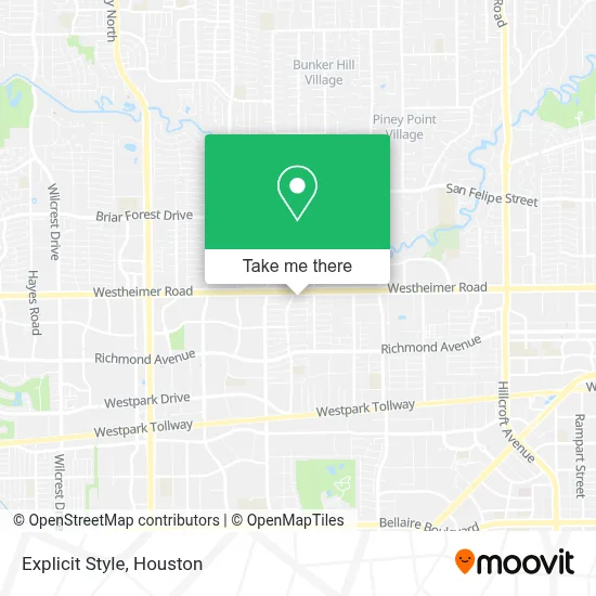 Explicit Style map