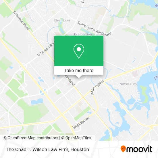 The Chad T. Wilson Law Firm map