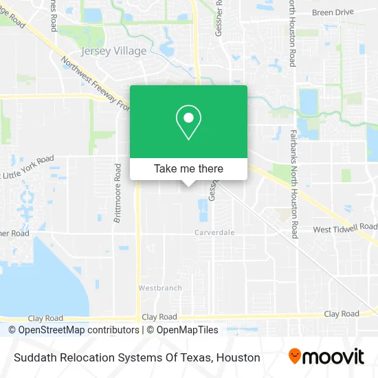 Suddath Relocation Systems Of Texas map