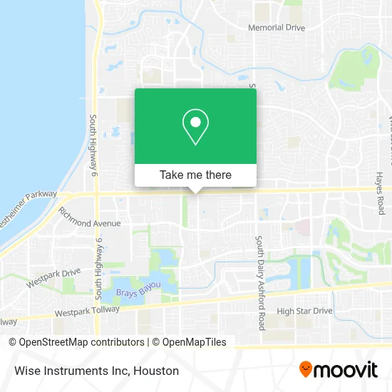 Wise Instruments Inc map
