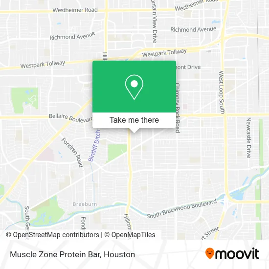 Muscle Zone Protein Bar map